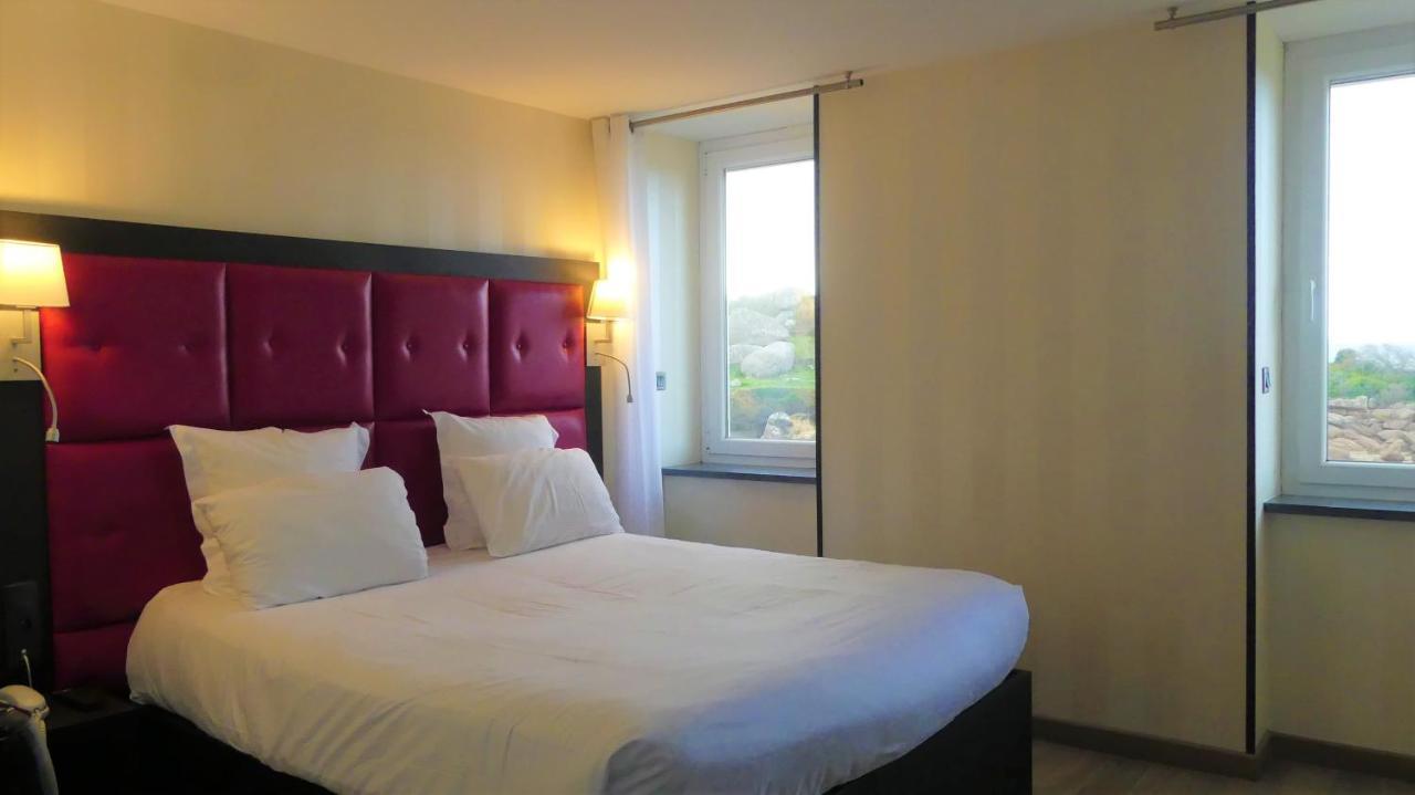 Logis Hotel Saint Guirec Et De La Plage Perros-Guirec Zewnętrze zdjęcie
