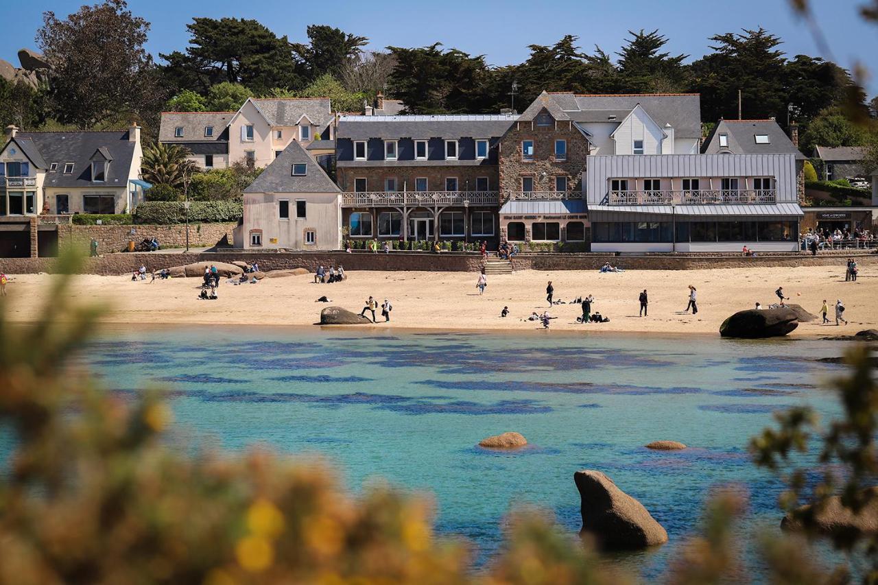 Logis Hotel Saint Guirec Et De La Plage Perros-Guirec Zewnętrze zdjęcie