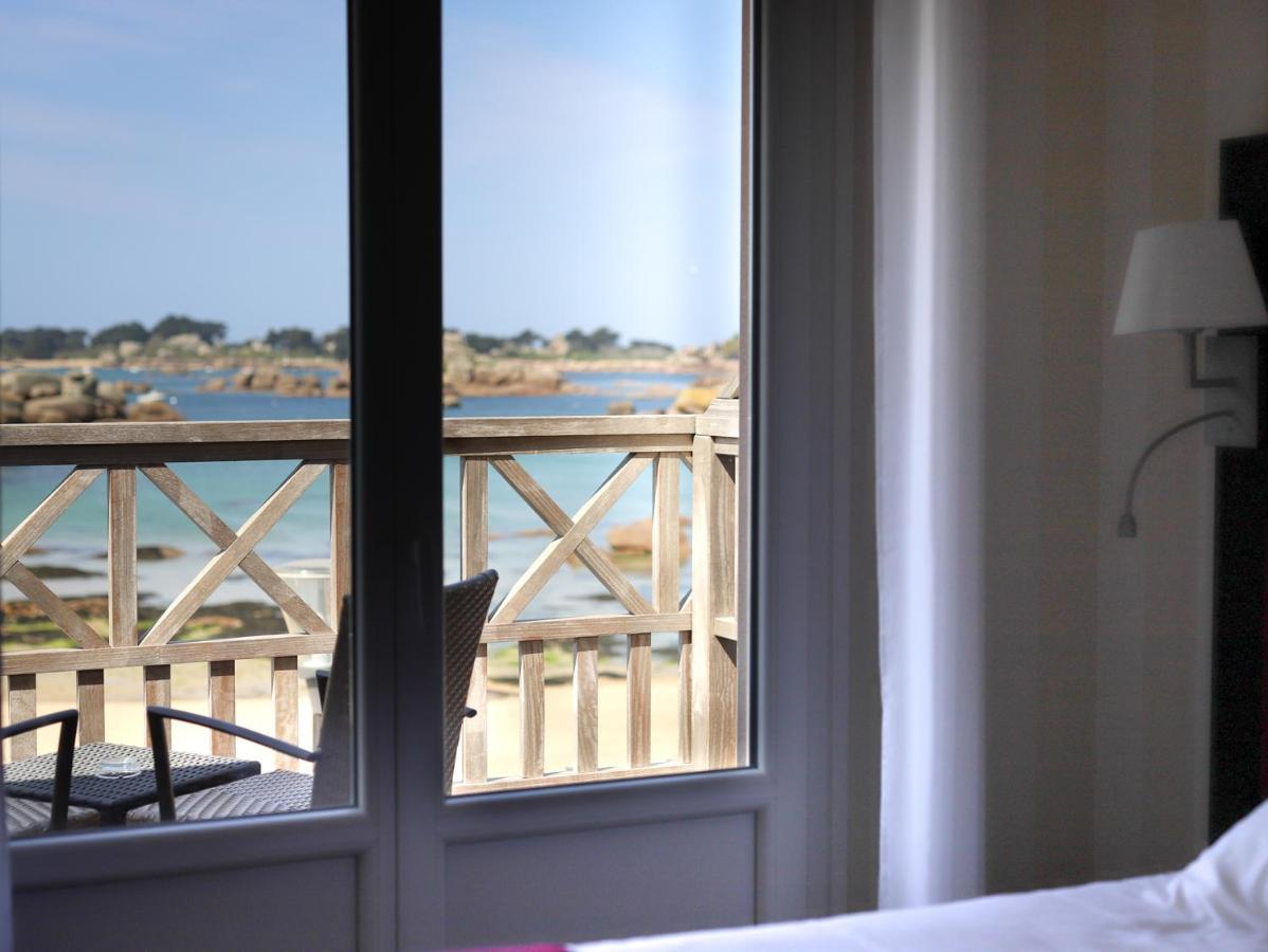 Logis Hotel Saint Guirec Et De La Plage Perros-Guirec Zewnętrze zdjęcie