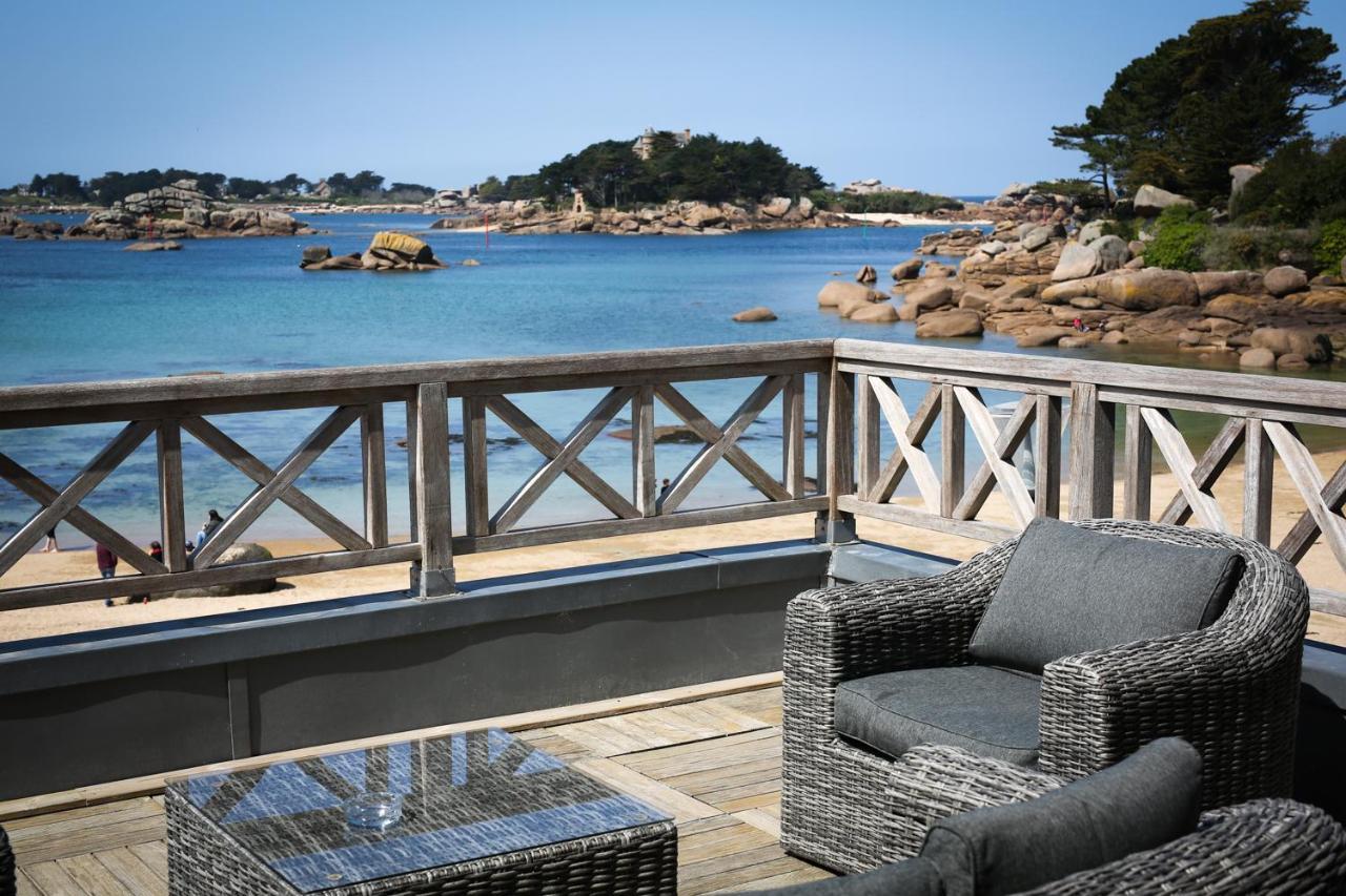 Logis Hotel Saint Guirec Et De La Plage Perros-Guirec Zewnętrze zdjęcie
