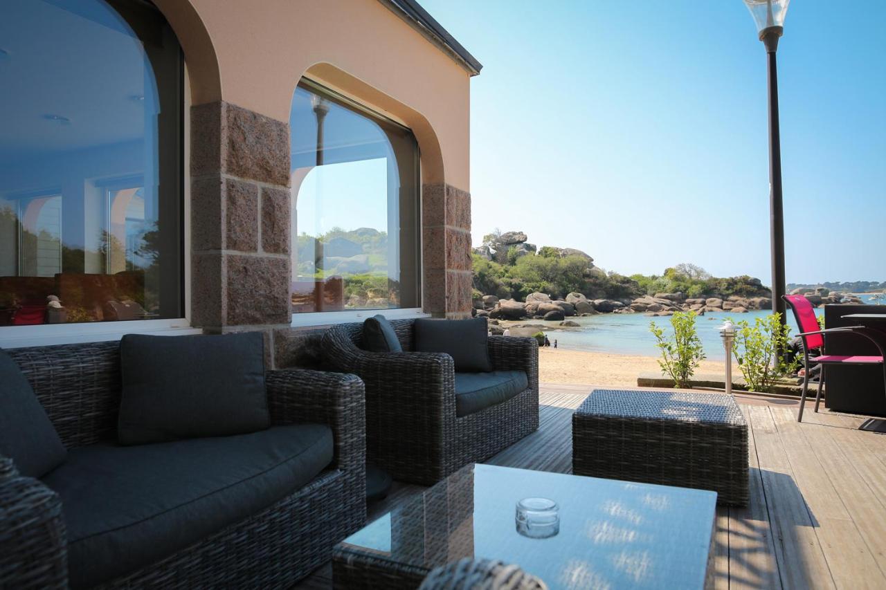 Logis Hotel Saint Guirec Et De La Plage Perros-Guirec Zewnętrze zdjęcie