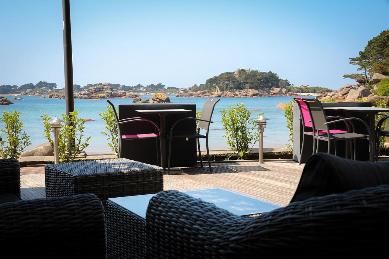 Logis Hotel Saint Guirec Et De La Plage Perros-Guirec Zewnętrze zdjęcie