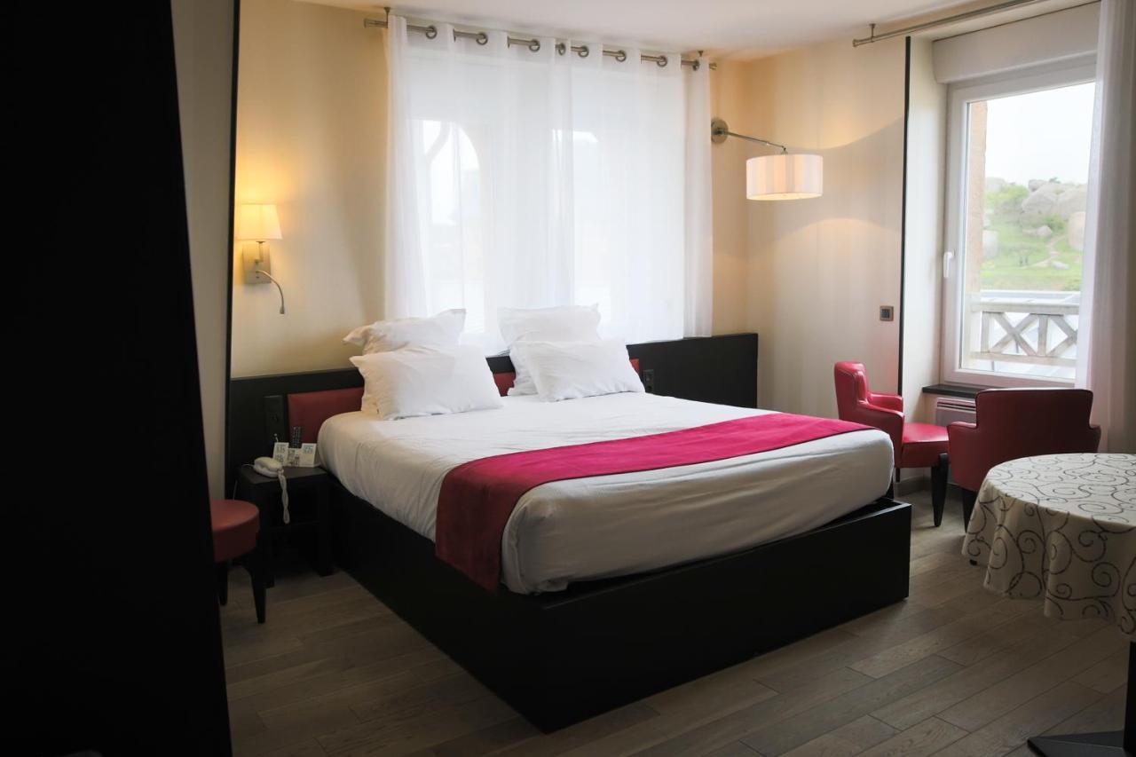 Logis Hotel Saint Guirec Et De La Plage Perros-Guirec Zewnętrze zdjęcie