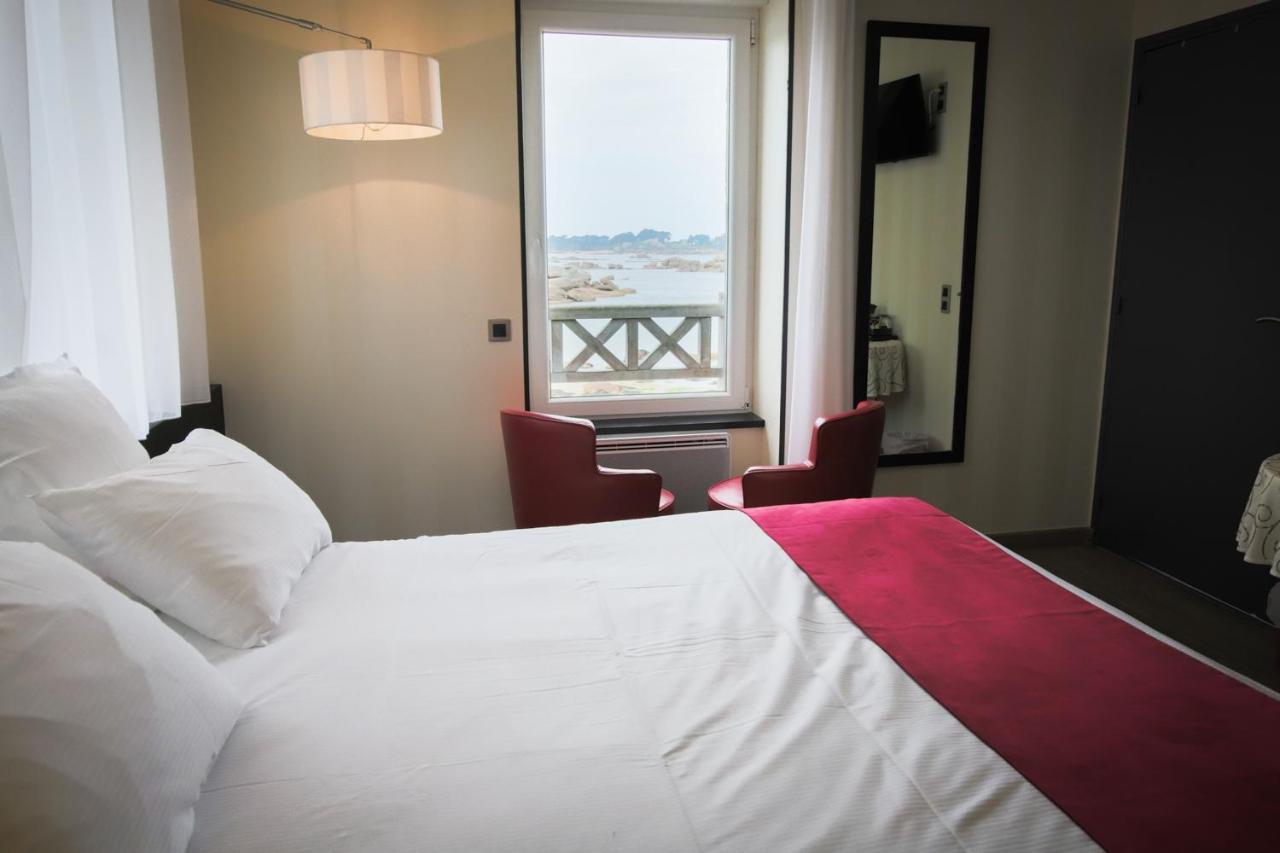 Logis Hotel Saint Guirec Et De La Plage Perros-Guirec Zewnętrze zdjęcie