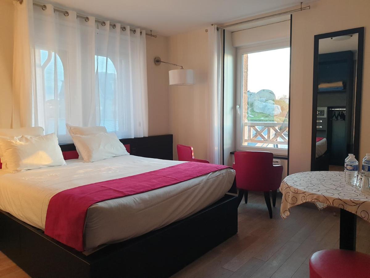 Logis Hotel Saint Guirec Et De La Plage Perros-Guirec Zewnętrze zdjęcie