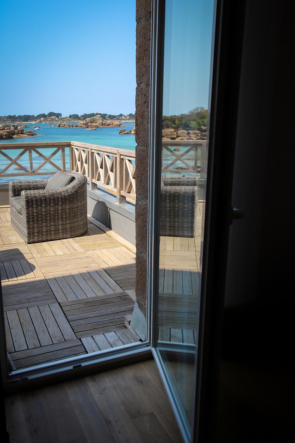 Logis Hotel Saint Guirec Et De La Plage Perros-Guirec Zewnętrze zdjęcie