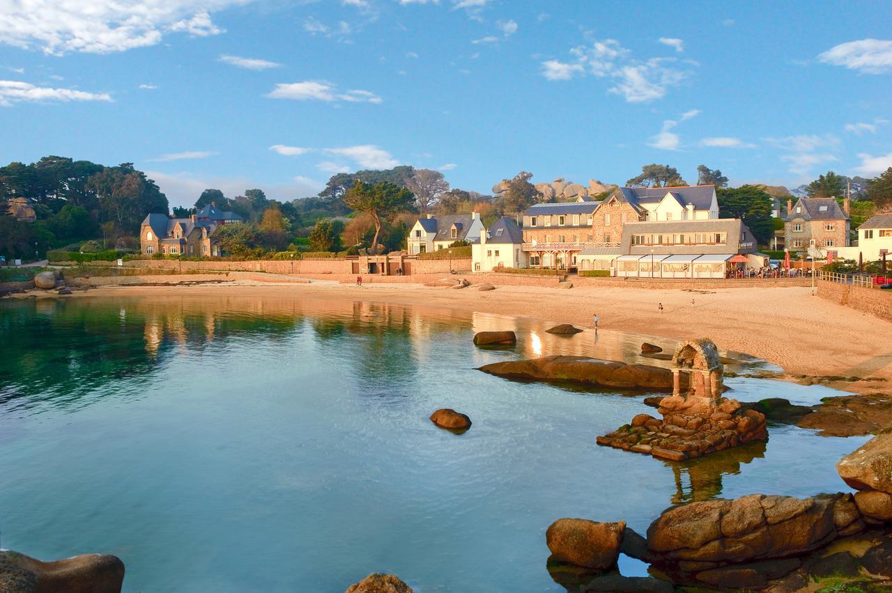Logis Hotel Saint Guirec Et De La Plage Perros-Guirec Zewnętrze zdjęcie